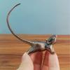 1buc norocos antic șobolan cu coadă lungă, arzător de tămâie, ornamente de masă, decoruri pentru birou de birou, figurine de șoarece zodiac cu animale din metal