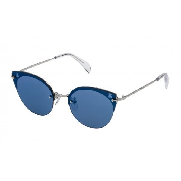 Lunettes de soleil - STOA - STOA09-579B - Monture argenté - Verre gris miroir bleu - Mixte