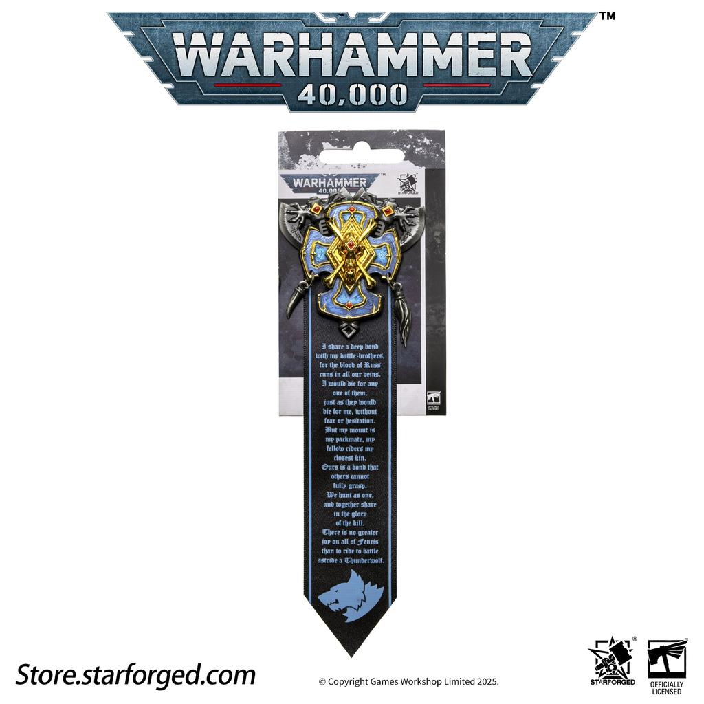 Starforged Star Casting, Spilla Periferica Warhammer 40K Ciondolo Collezione Gruppo di Battaglia Emblema della Religione del Dio Meccanico