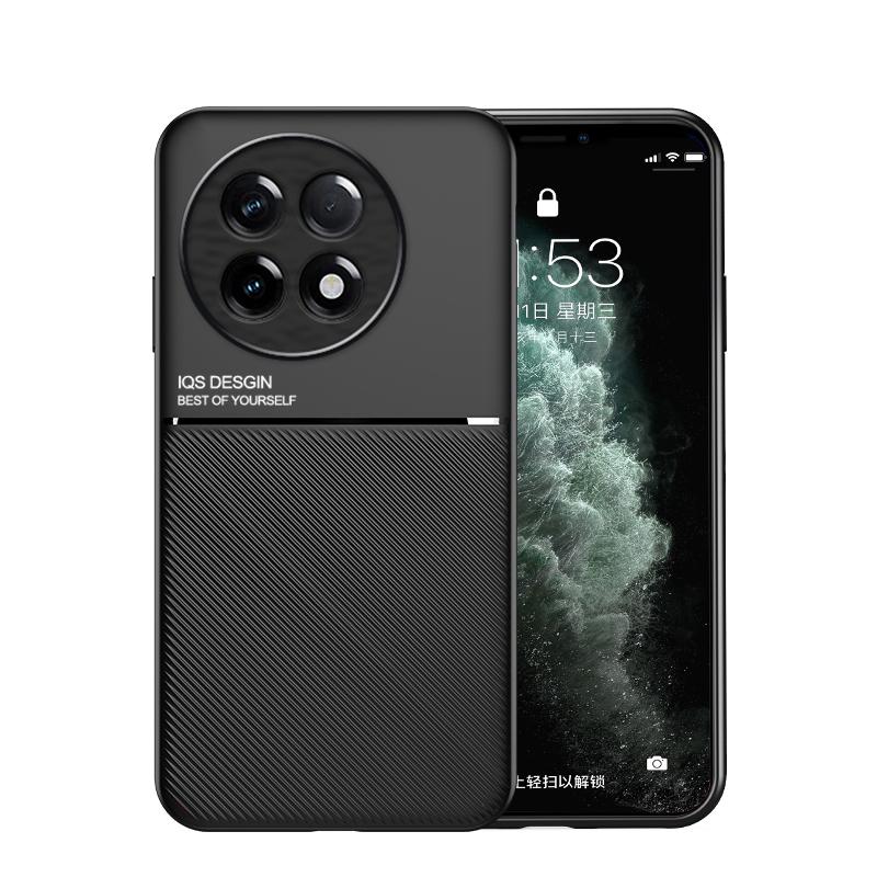 For OnePlus 13 12 11 10T ACE Pro 5 2 13R 11R 10T Phone Case Shockproof PU Leather Matte Soft Slim Cover