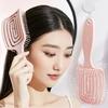 1Pcs Elastic Massage Comb Hollow Cushion Hair Brush Scalp Massage Combs Hair Styling Detangler Fast Blow Drying Detangling Tools