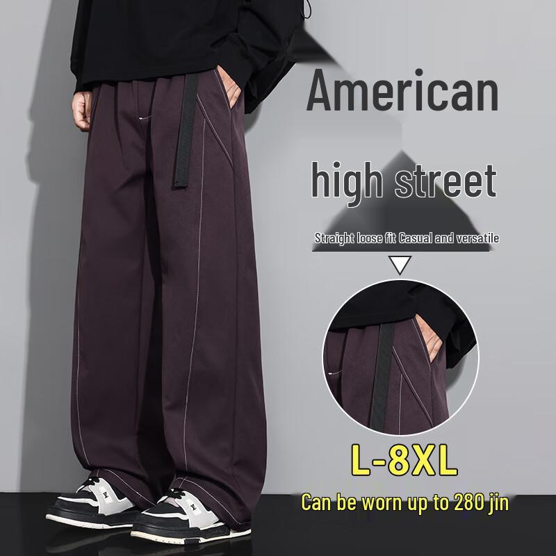 

Men s Spring Autumn Loose Straight Work Pants 5XL