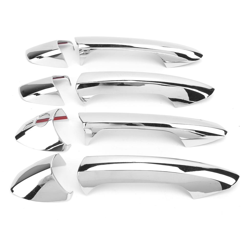 4PCS Exterior Door Handle Cover Chrome Plated Replacement for CClass W204 20082013