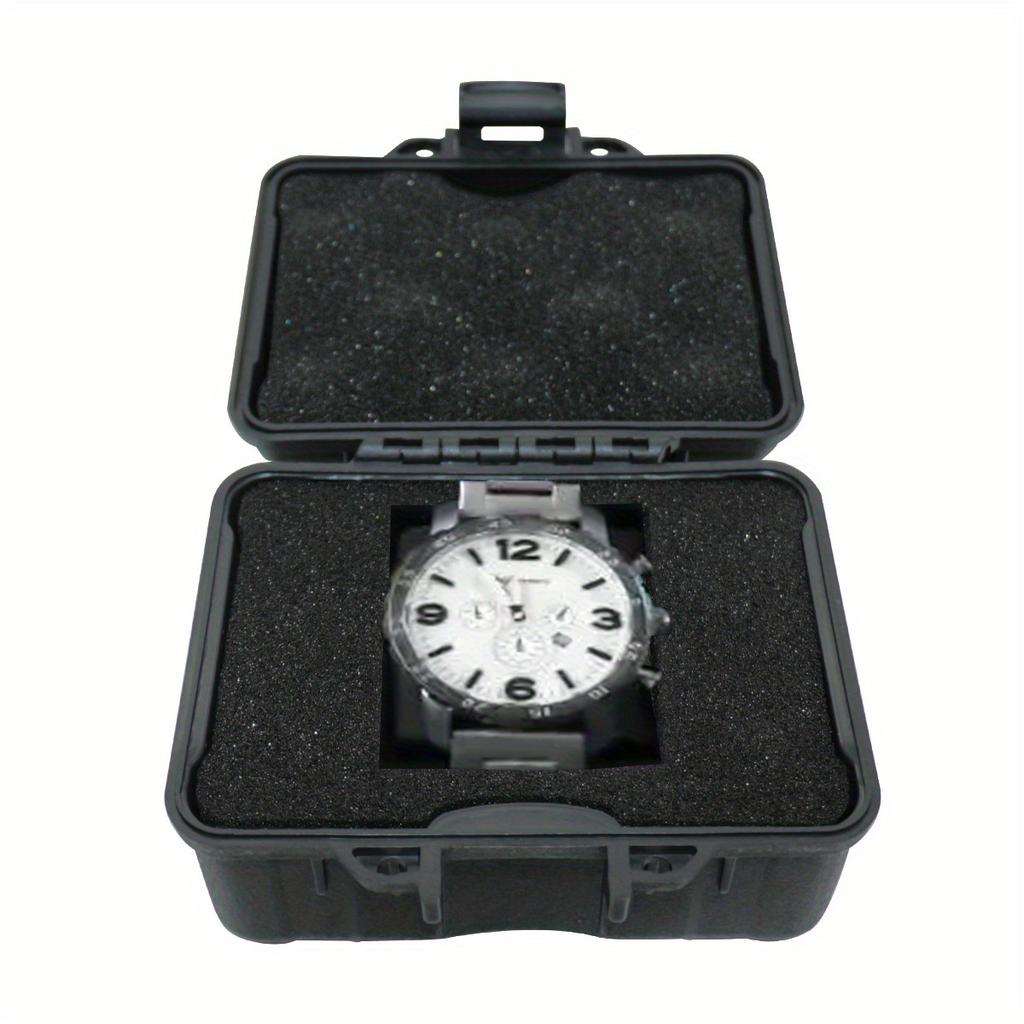 1pc Portable Watch Case, Durable Plastic Watch Storage Box, Fall Prevention Watch Organizer, Protective Moisture-proof Watch Box