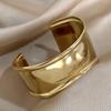 Bracciale Bangle Aperto con Polsino Largo Vintage Boemo Punk Semplice Chic Gioiello Unisex Per Donne e Uomini Ideale per l'Uso Quotidiano e Festa Regalo di Carnevale