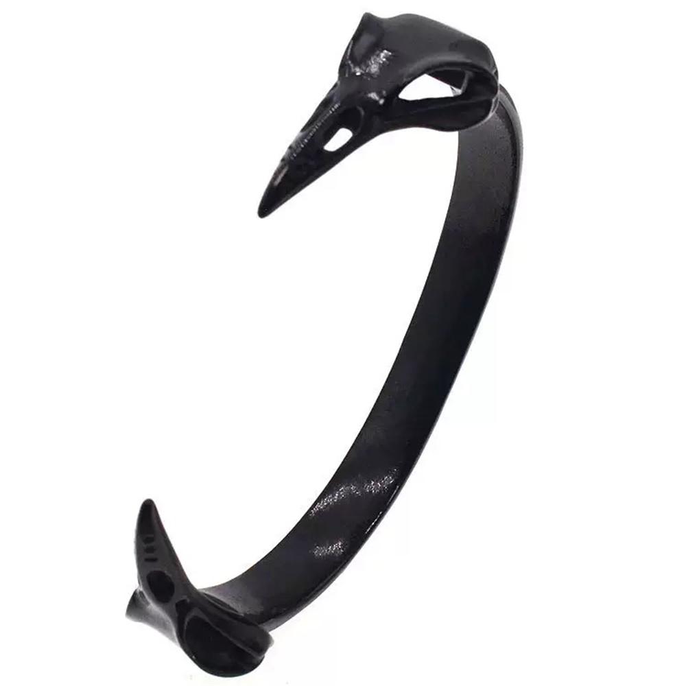 

Браслет Corvus Corax из нержавеющей стали 316L Серебряный Золотой Браслет с Вороном чёрный