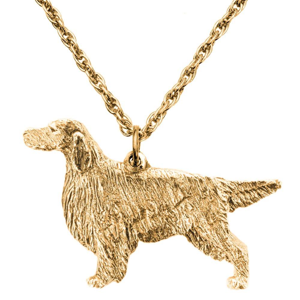 Irish Setter British-made Art Dog Pendant Necklace Collection