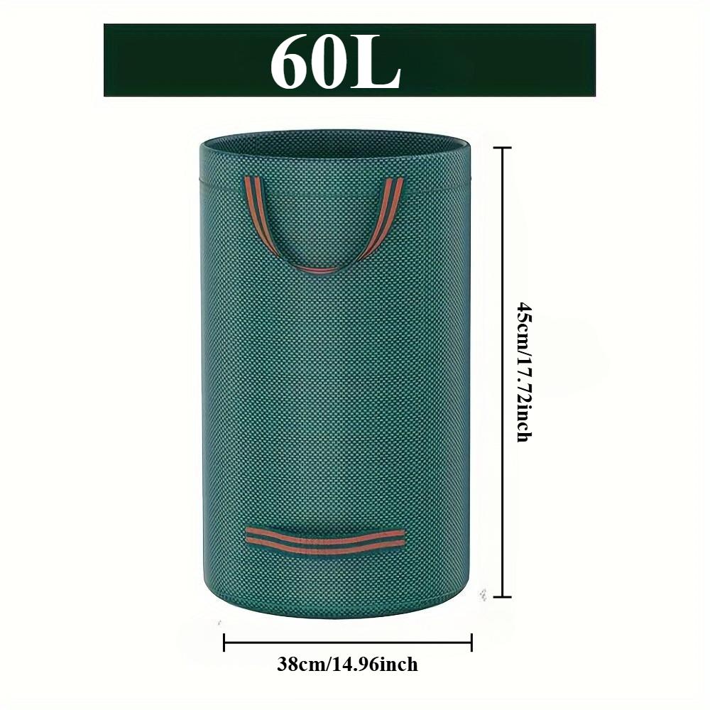 Heavy-Duty Reusable Garden Waste Bags with Handles - 120L, 300L, 500L Capacity for Plant, Grass, and Leaf Collection