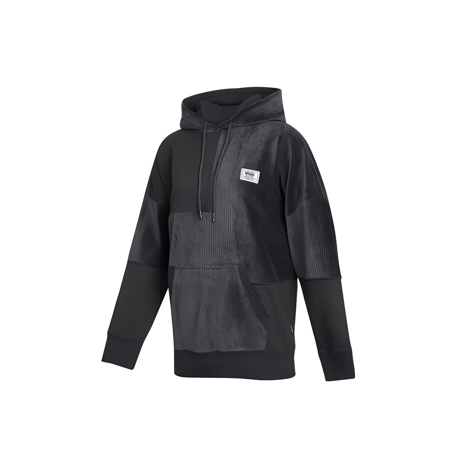 (WMNS) Vans Splicing Long Sleeves Hoodie Black Gray Women s VN0A5F6F1O7 XL