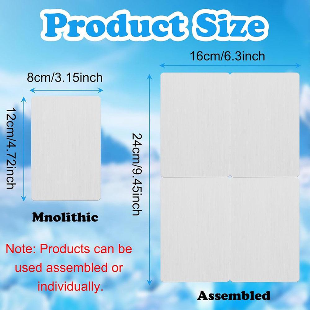 4Pcs 12 X 8Cm Cooling Mat For Small Pets, Rabbit, Guinea Pig, Hamster