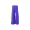Nike Solid Color Logo Print Ribbed Side Split Corduroy Wide Leg Straight Leg Sports Pants Women Bottoms Purple DQ5922-430