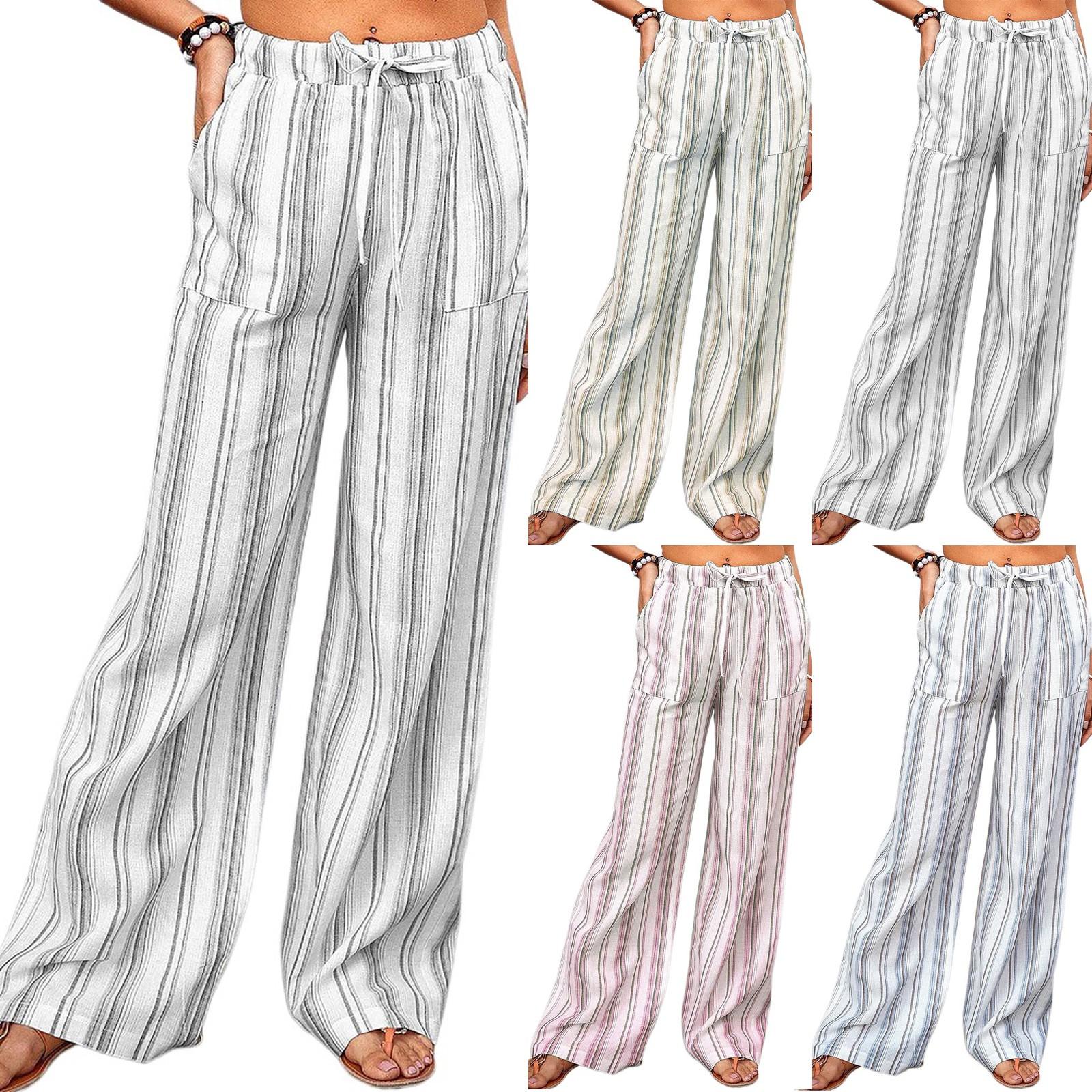 

Women s Straight Pants Fashion Casual Pants Nine Point Harlan Pants L