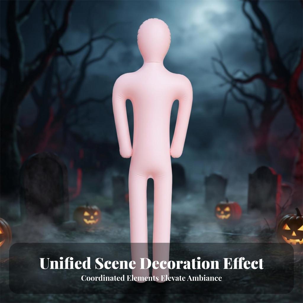 Halloween Corpse Prop SkinColoredToned Inflatable Hollow Dead Body Single