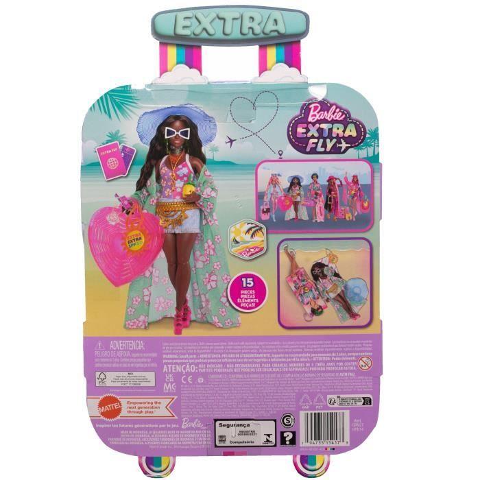Barbie®-Barbie® Extra Cool-Poupée Barbie® voyage en tenue de plage HPB14