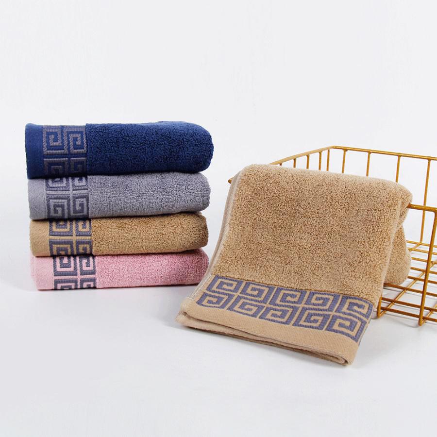 Thickened Cotton Terry Towel for Home, Adult Face & Hand Towel, Reinforced Edging, Hanging Square Towel