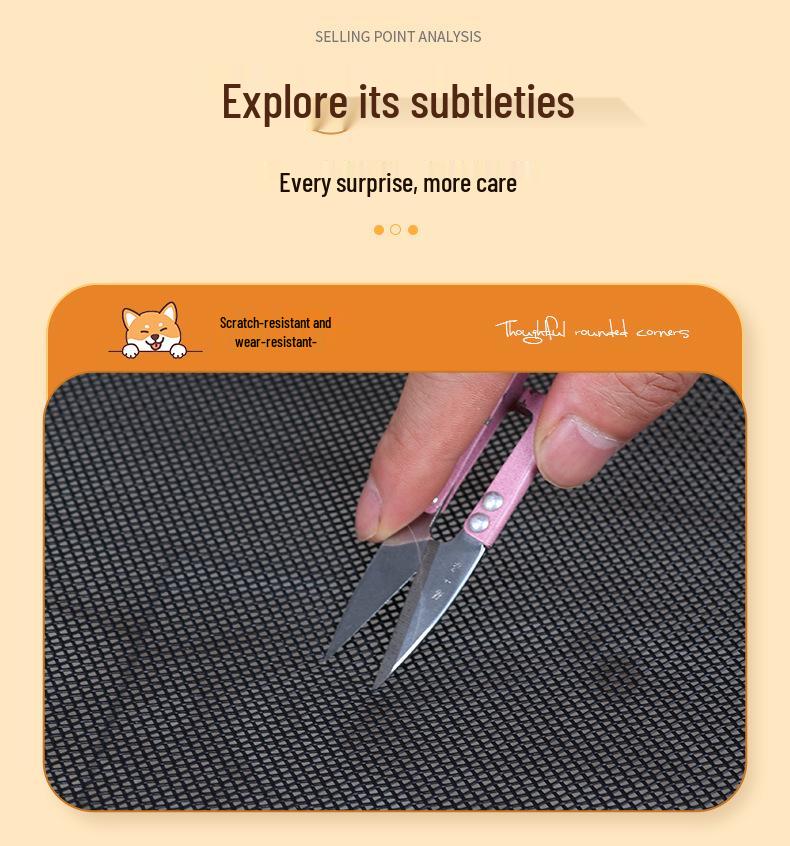 Washable Off-Ground Dog Bed: Large, Summer Mesh Fabric, Four-Season Pet Nest