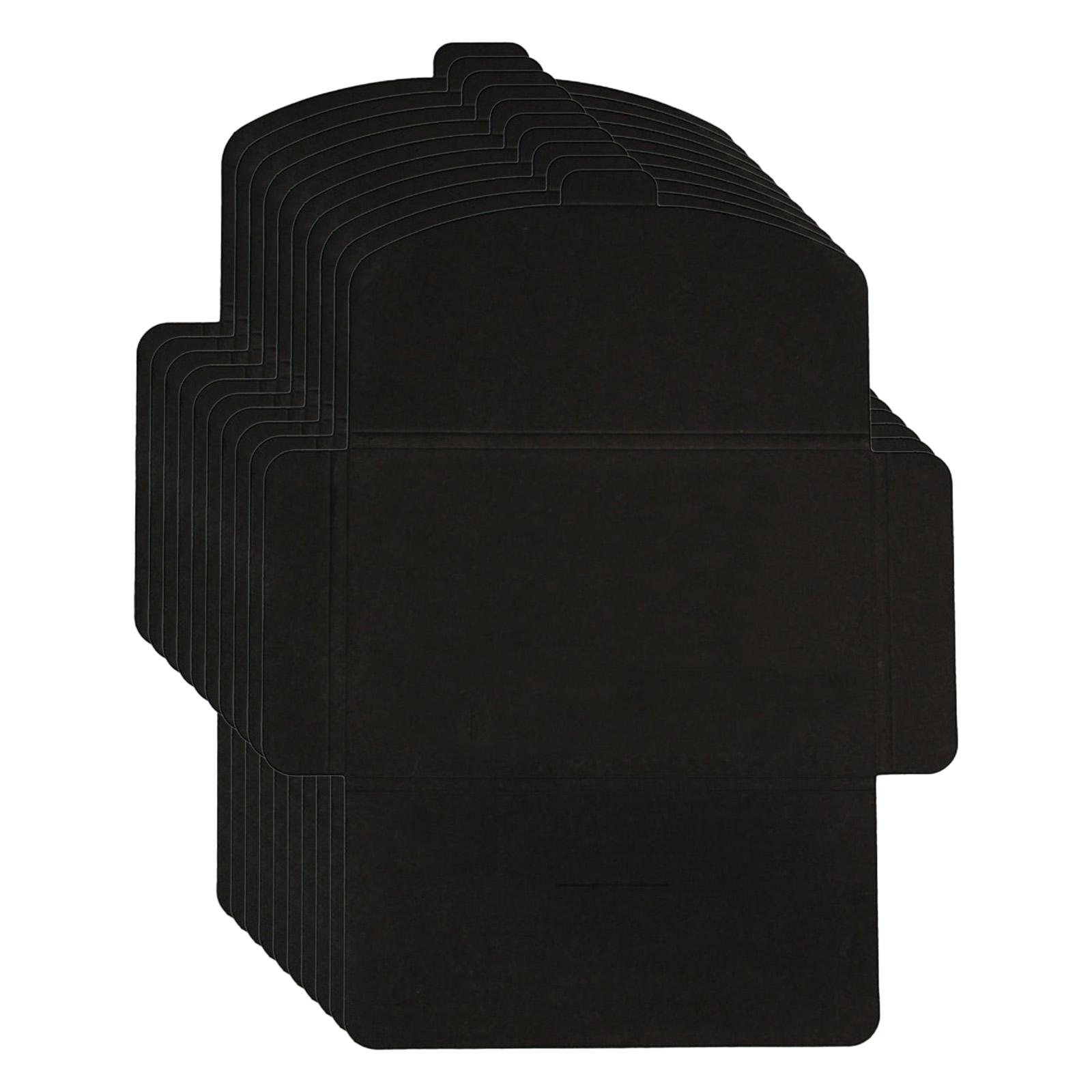 

10 шт. Винтажные конверты, подарочные карты, конверты для свадебных приглашений, подарочные карты на день Святого Валентина и Рождество чёрный