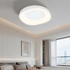 LED Ceiling Light 23.6 Inch 3000K to 6500K Stepless Dimmable Modern Flush Mount Ceiling Light Fixture with APP Remote Control for Bedroom