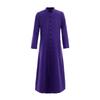 Halloween Cosplay legend Clergy Robe Cassock Cincture Medieval Clergyman Vestments Roman Priest Robe Cassock Costume