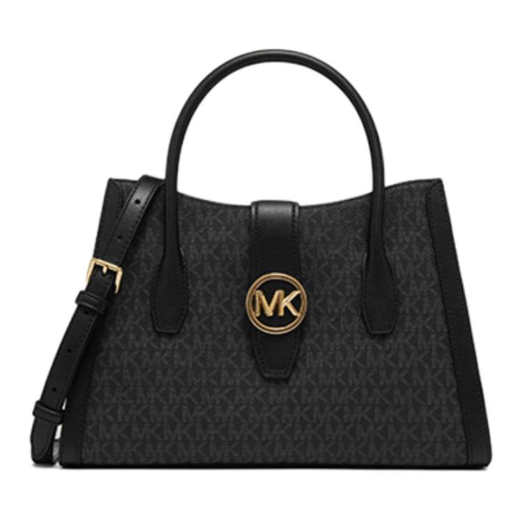 

Michael Kors Mk Gabby Solid Commuter Faux Leather Shoulder Crossbody Tote Bag Medium Women bags Black 35S3G5GS6B-001 Basic Set (Bag+Dust Bag)