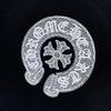 GZ-8926 CHROME HEARTS 2025 Summer New High Quality Cotton Round Neck Loose Large Size Men's and Women's T-shirt Couple T-shirt