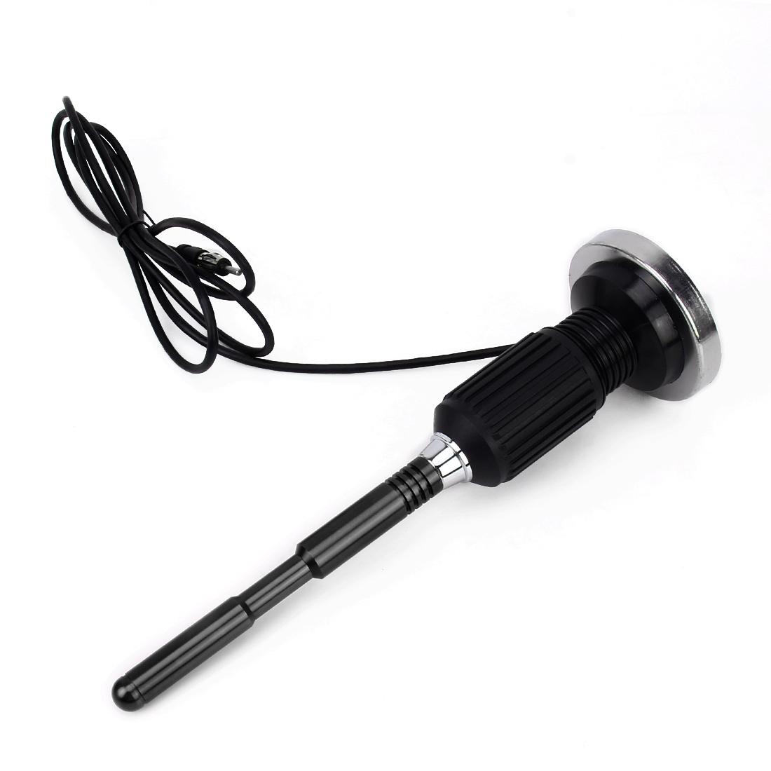 

PS-5506 Universal Car Magnetic Roof Mount Base Radio AM / FM Aerial Amplified Antenna Size: 29 x 8.2 cm Car Antenna чорний
