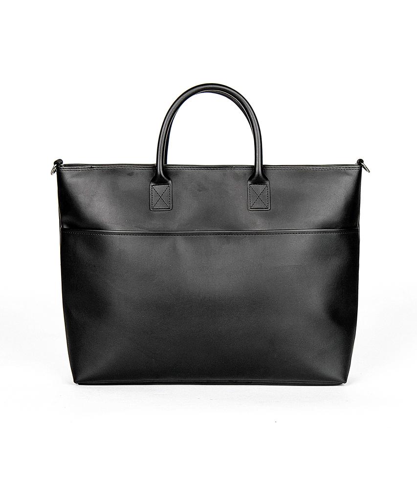 National Publicity Stockton Hq Leather Crossbody Tote Bag