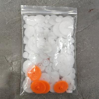 200 Pcs Mixed Plastic Gear Bag Motor Transmission Gear 0.5 Mold Diy Accessories