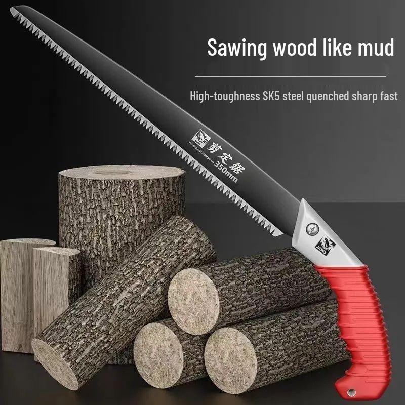 Curved Handle Hand Saw for Fast Woodworking & Gardening