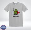 Huzzah Frog Funny Cartoon Knight Sword Meme T-Shirt