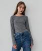 5OML Layered Slim Long Sleeve (Melan Grey)