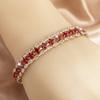 Personalized Retro Colorful Zirconia Diamond Bracelet for Women - 2026 High-End Niche Design, Versatile Temperament Jewelry.