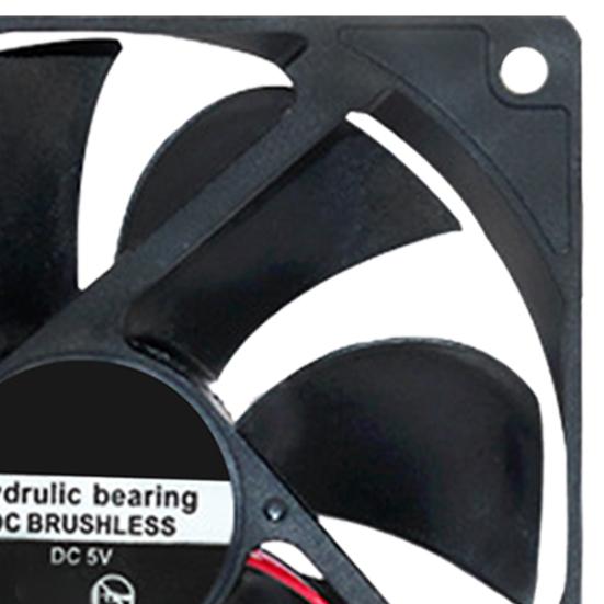 12025 Cooling Fan Efficient Big Air Flow Plastic Sleeve Bearing DC Brushless Radiator Fan for Air Purifier