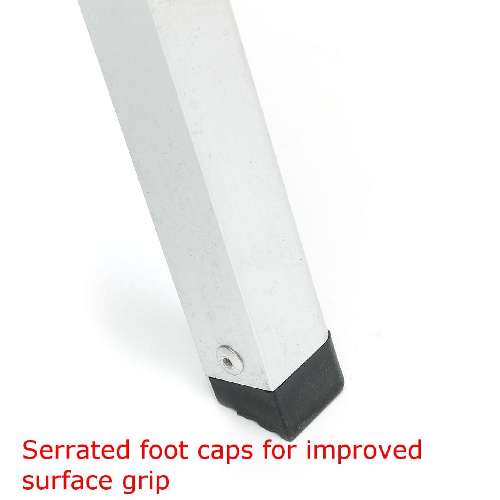 150KG Maximum Load 2 Step Stool Folding Ladder Anti Slip Safety Aluminium Ladder New