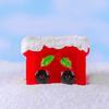 Mini Christmas Figurines Santa Clause Cartoon Snowman Statue Gift Miniature Knick-knacks