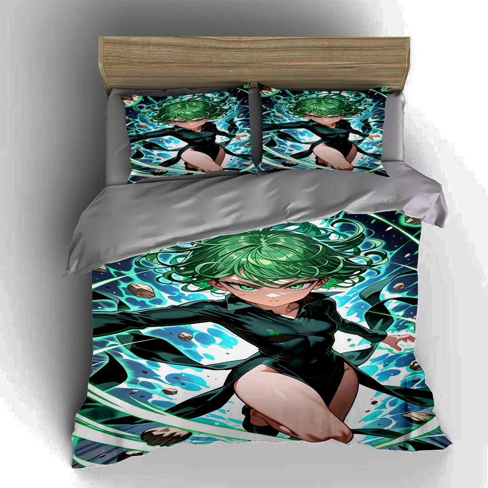 Anime-themed Character Bedding Duvet Cover Sets Duvet Covers Pillowcases Gifts (1 * Duvet Cover 2 * Pillowcases, Without Duvet Insert)