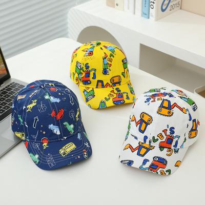 Full-color Graffiti Cartoon Pattern Baseball Cap, Trendy and Unique for Children. Perfect for Wearing At Amusement Parks.
