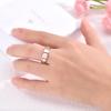 18K Gold Korean-Style Titanium Steel Rotatable Four-Leaf Clover Ring for Women - Minimalist Jewelry