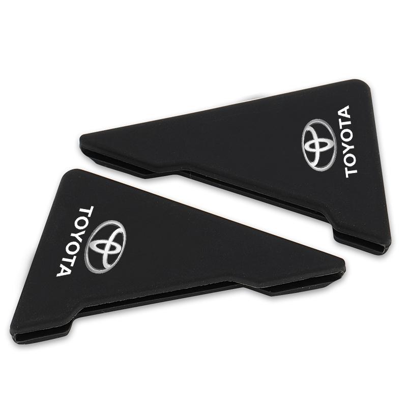 2Pcs Car Door Corner Silicone Protective Anti-Collision Cover for Toyota Trd Prado Aqua Hilux Rav4 Camry Prius TRD Venza GR