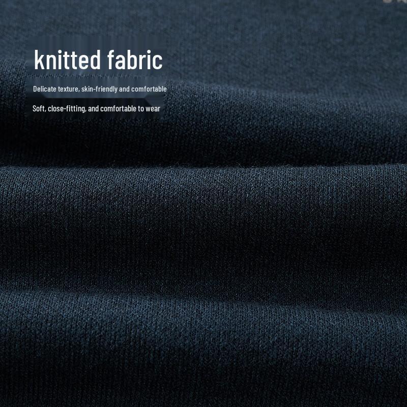 HLA Men's Tang Sancai Collaboration Fleece-Lined Knit Sweater