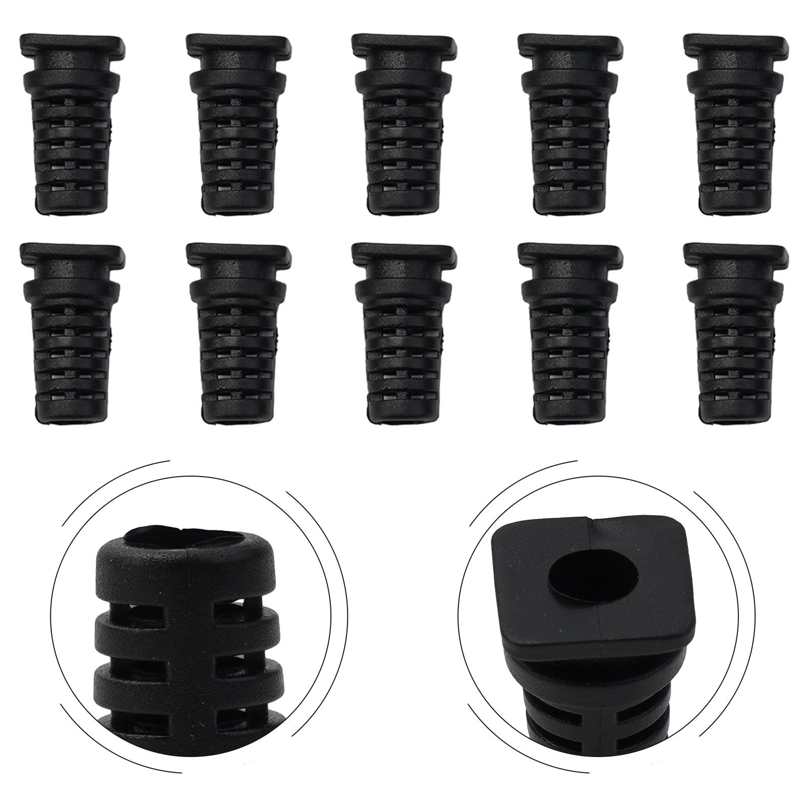 

Захист шнура 10 шт. Чорно-білий кабель Електроінструменти 4mm-black