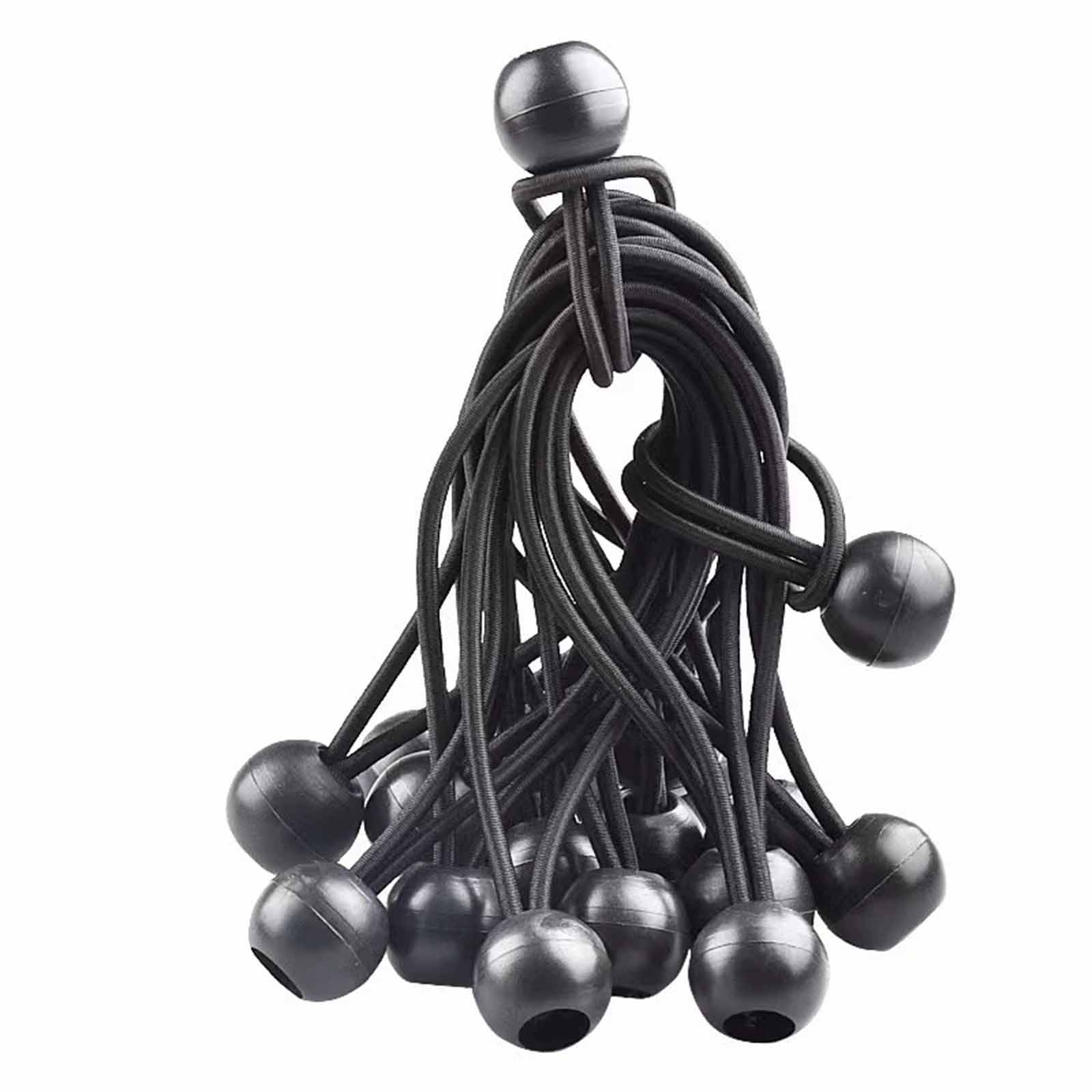 

Elastic Ball Bungee Cord – Round Rope for Camping Tents, Trampolines & Outdoor Storage, Fixed Rope with Buckle One Size
