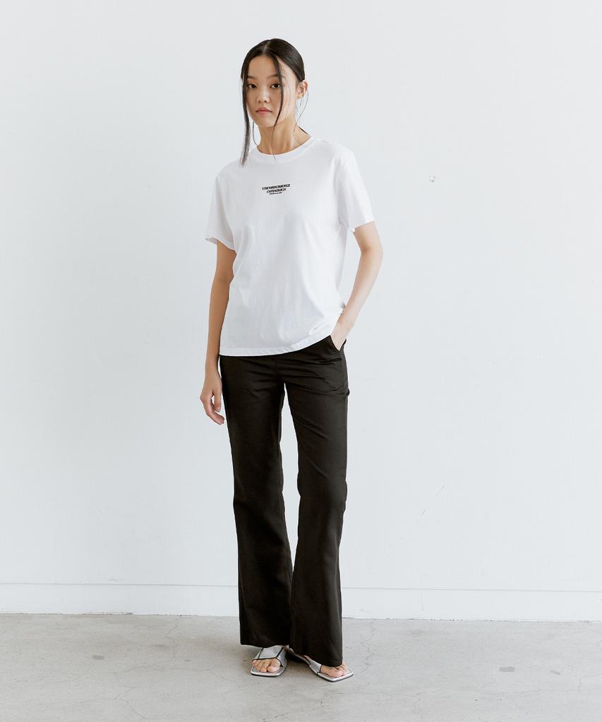 WEREVE Slogan Logo T-Shirt_White