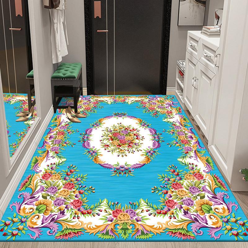 Entrance Carpet Living Room Decoration Home Non-slip Rugs Bedside Carpets Washable Tatami Mat