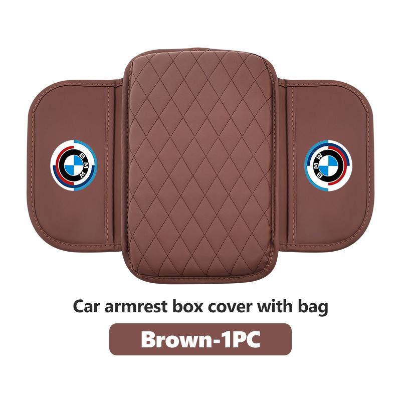 Car Arm Rest Cover With Storage Bag Center Console Elbow Cushion For BMW X1 X2 X3 X4 X5 X6 F49 F39 F25 G01 F16 G06 G07 F25 F30