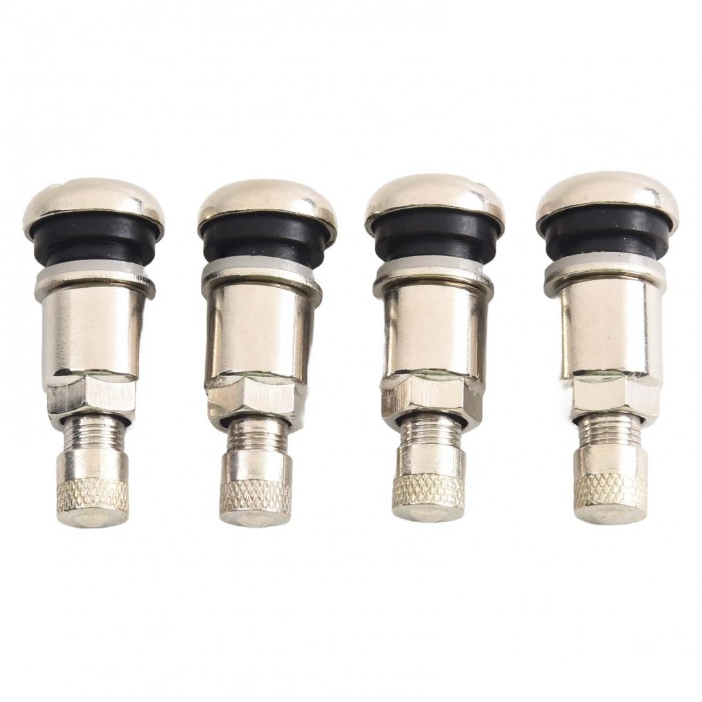 Car Rim Valves Chrome Optics Metal Valves Steel Valves