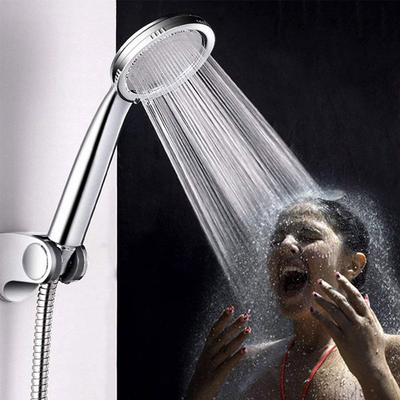 Handheld Shower Head Bathroom High Turbo Pressure Energy Water Saving Bath Showerhead