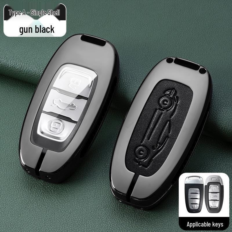 Metal Key Shell Set for Hongqi: HS5, HS7, H9, H5 Models (2019+) Key Case & Bag