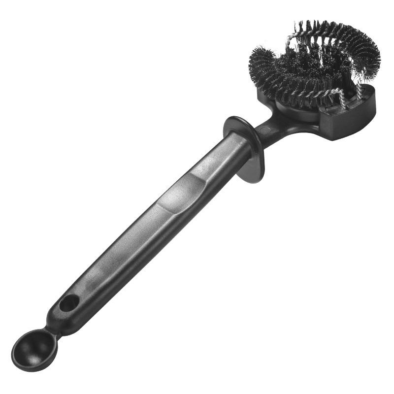 Sif Espresso Machine Cleaning Brush with Detachable Round Head - 51x58mm Bristle Brush for Brew Head