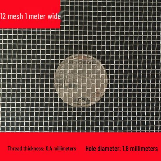 304 Edelstahlgewebe, 6-500 Maschen, Industrielles verdicktes Metalldrahtfilter.